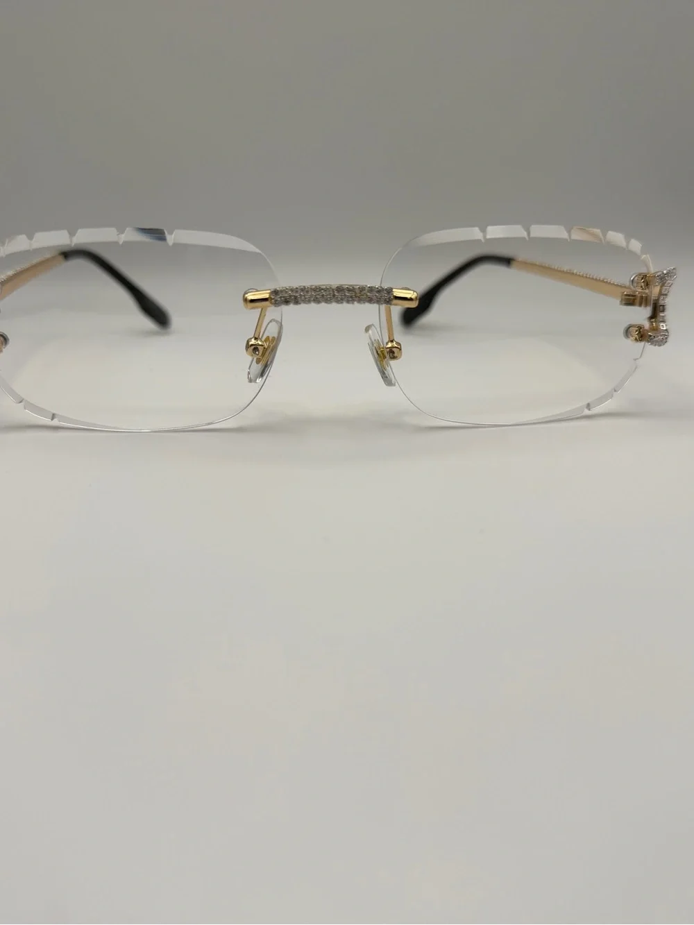 Vvs1 moisanite clear view summer glasses  Unisex